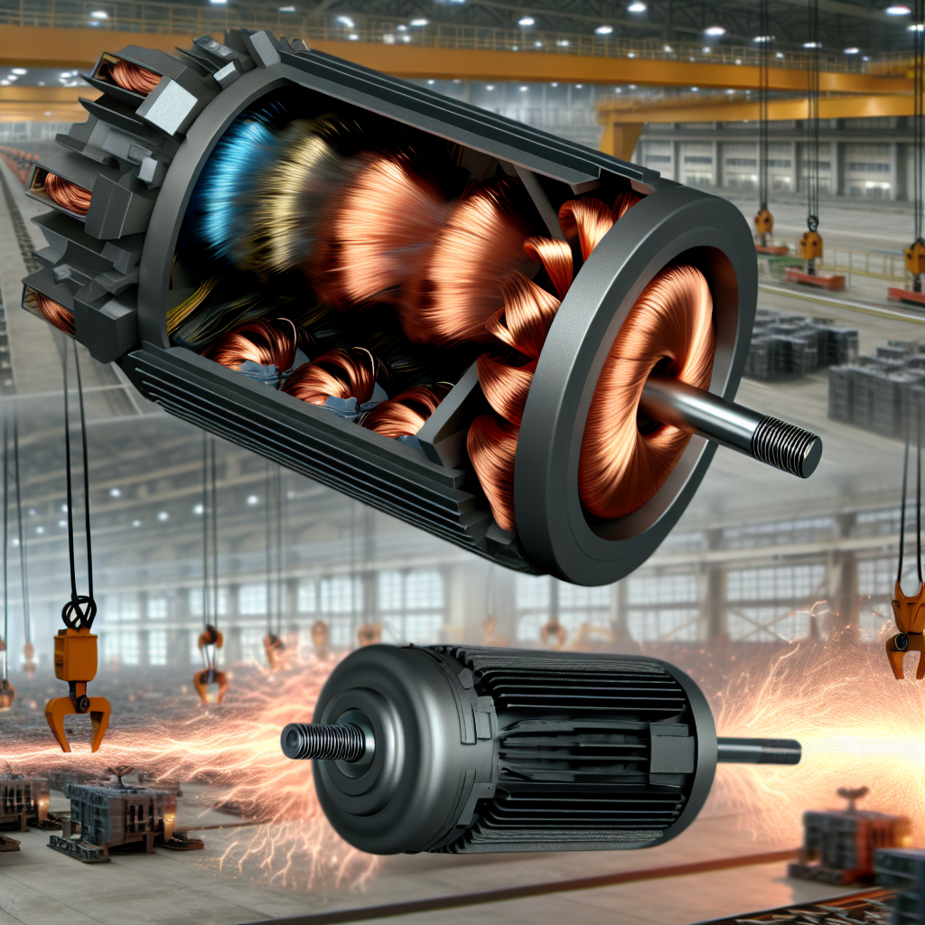 Elektromotory transformují energii do průmyslu