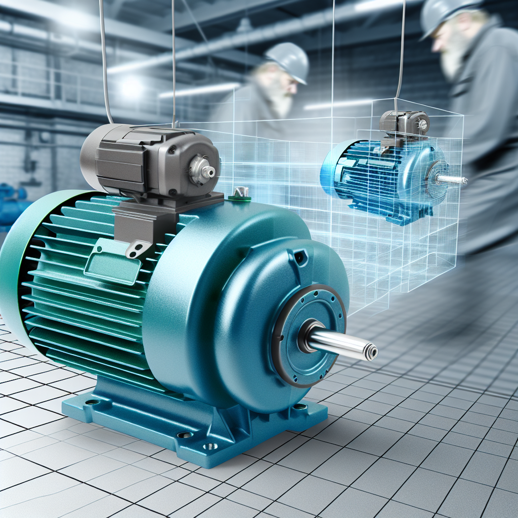 Elmotorer AL för industriell effektivitet