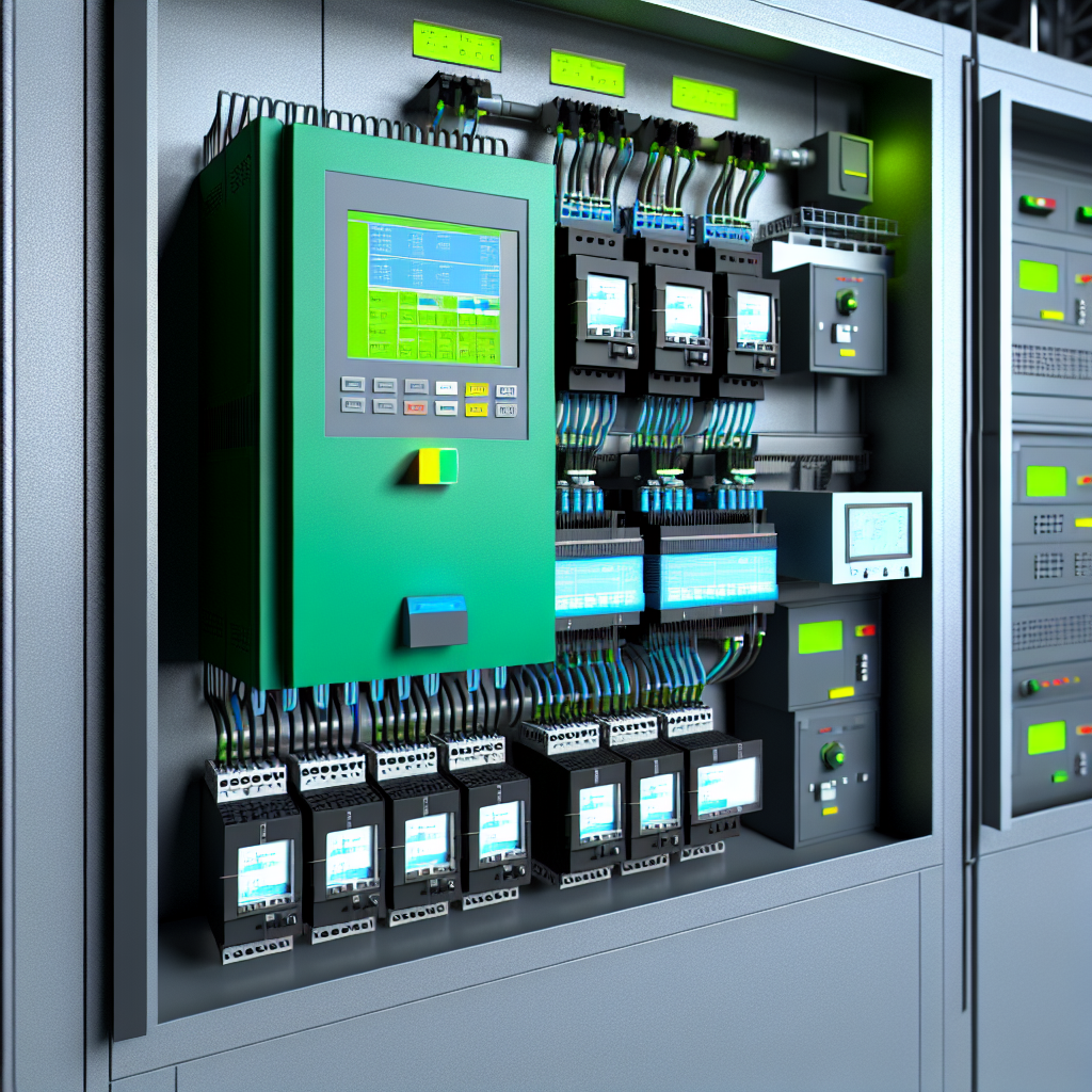 Frequenzumrichter Schaltzentrale der Automation